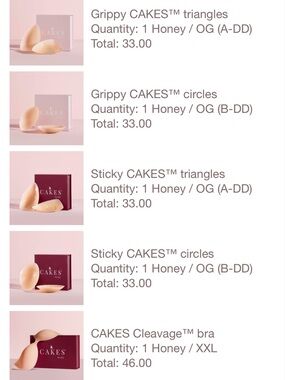 CAKES Body Summer kit bundle - Honey